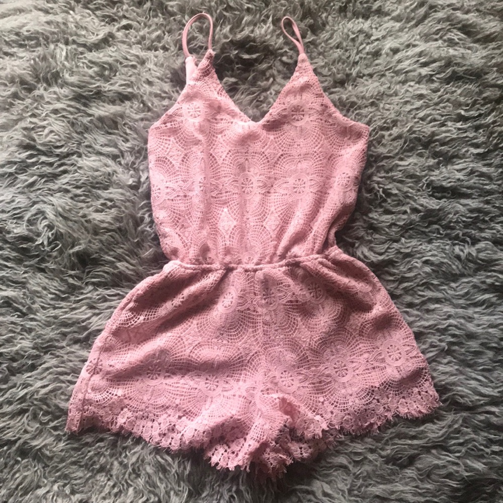 Pink romper